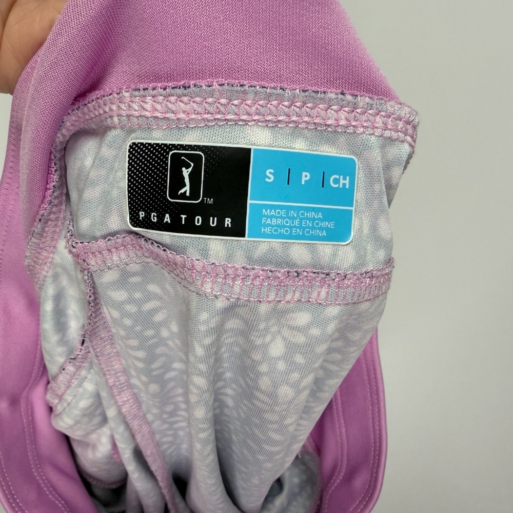 PGA Tour Women's Tie Dye Floral Golf Faux Wrap Skort Size Small - Picture 6 of 7